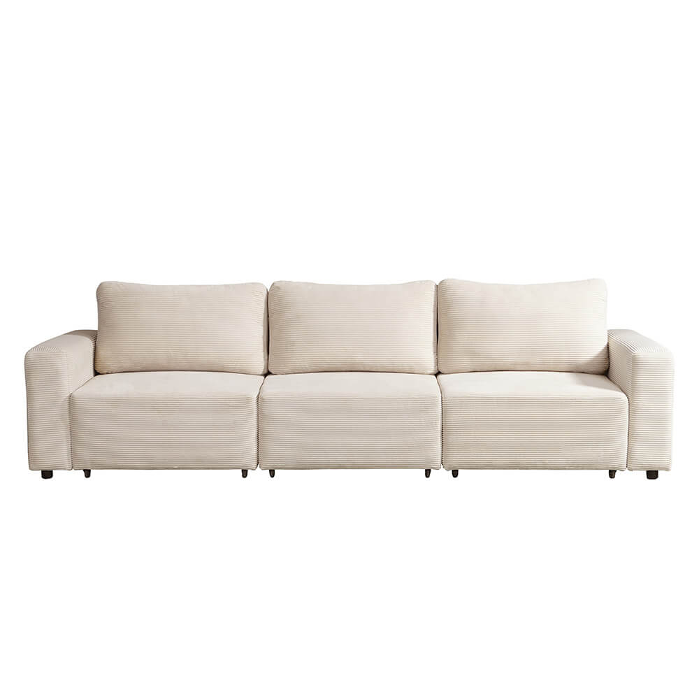 Modulares Schlafsofa VINA Beige - 295 x 92 cm