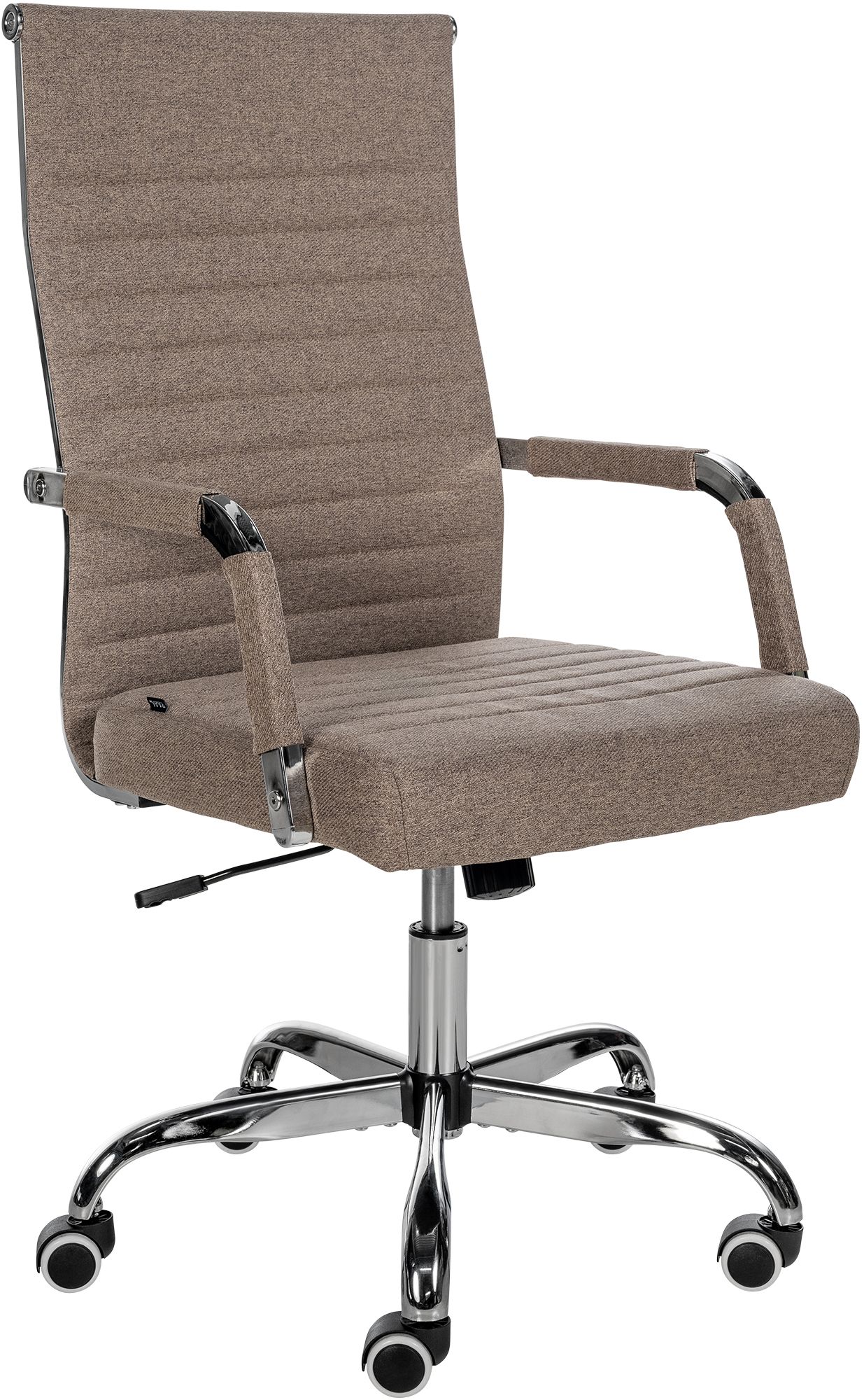 Bürostuhl Amadora Stoff, taupe