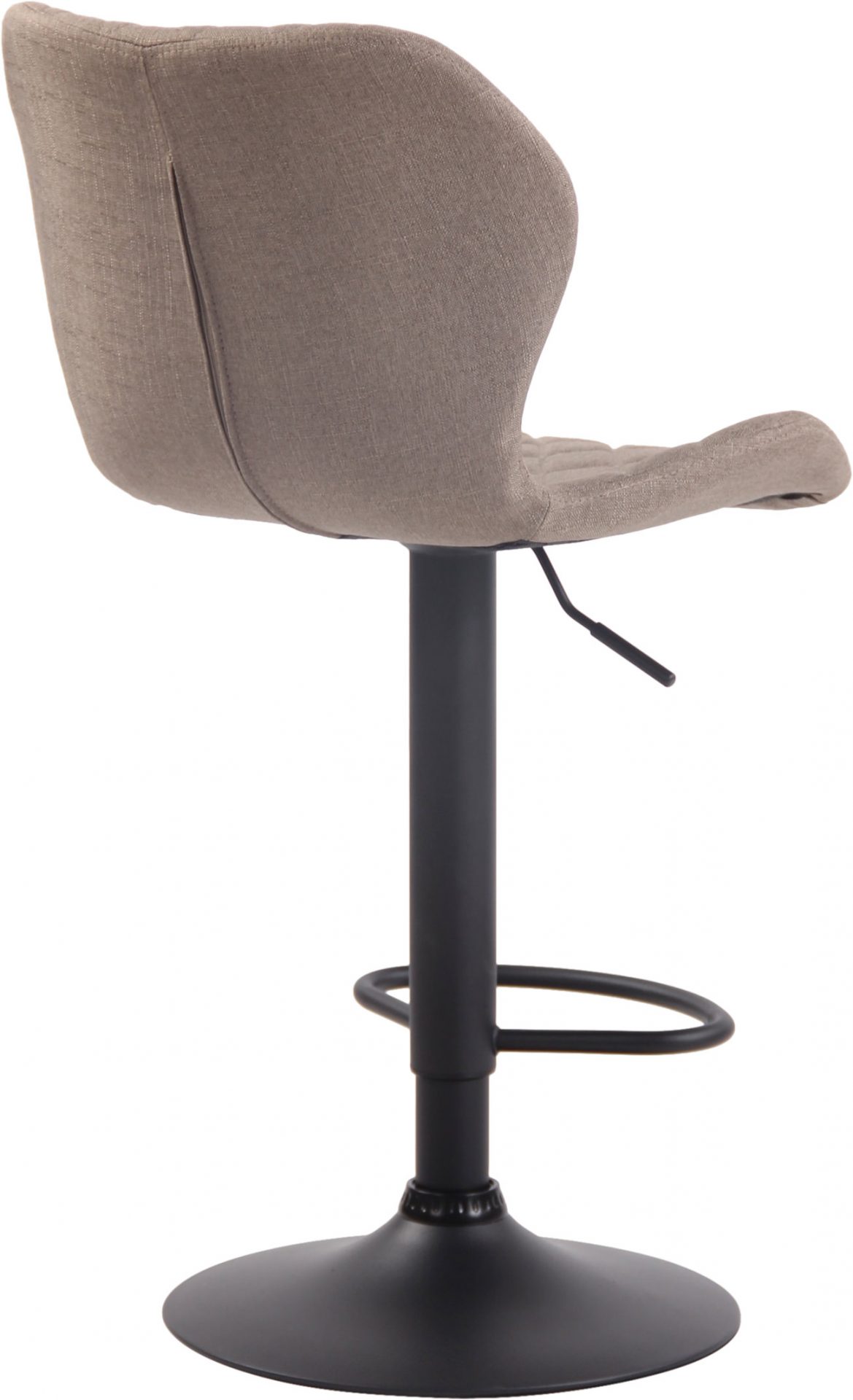 Barhocker Cork Stoff schwarz, taupe