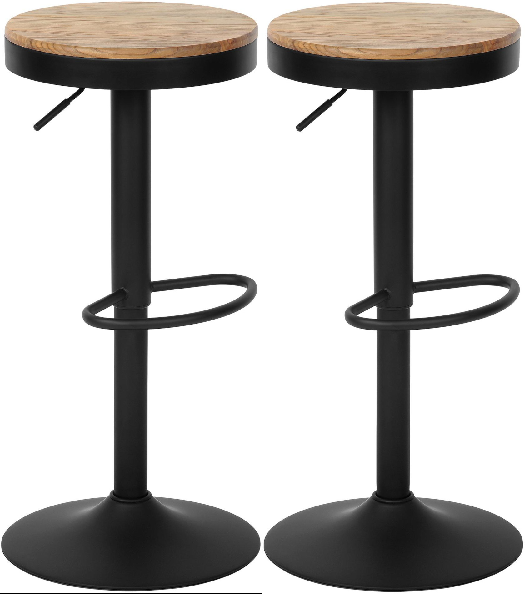 2er Set Barhocker Pitas, natura