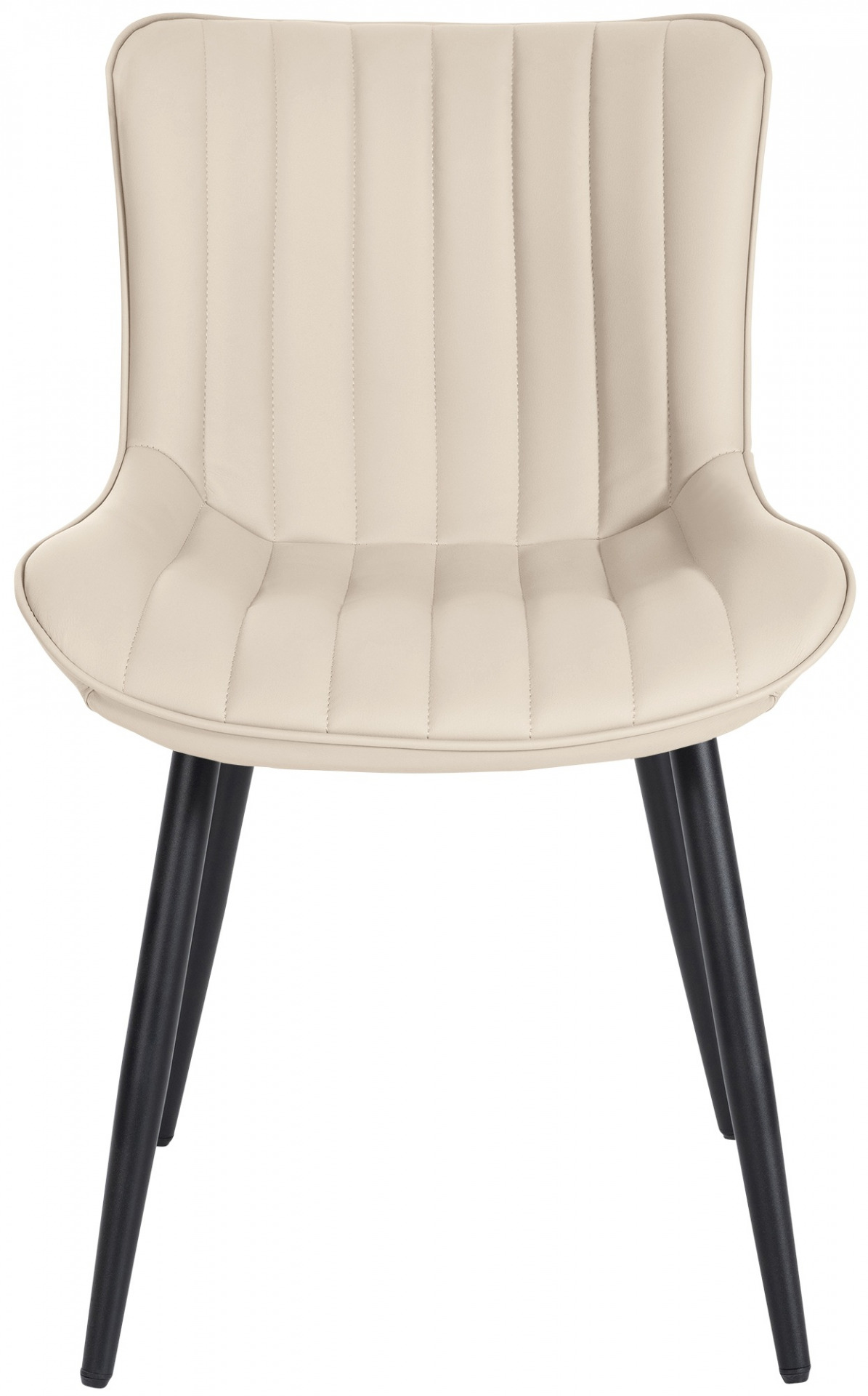 2er Set Stühle Largo Kunstleder, creme