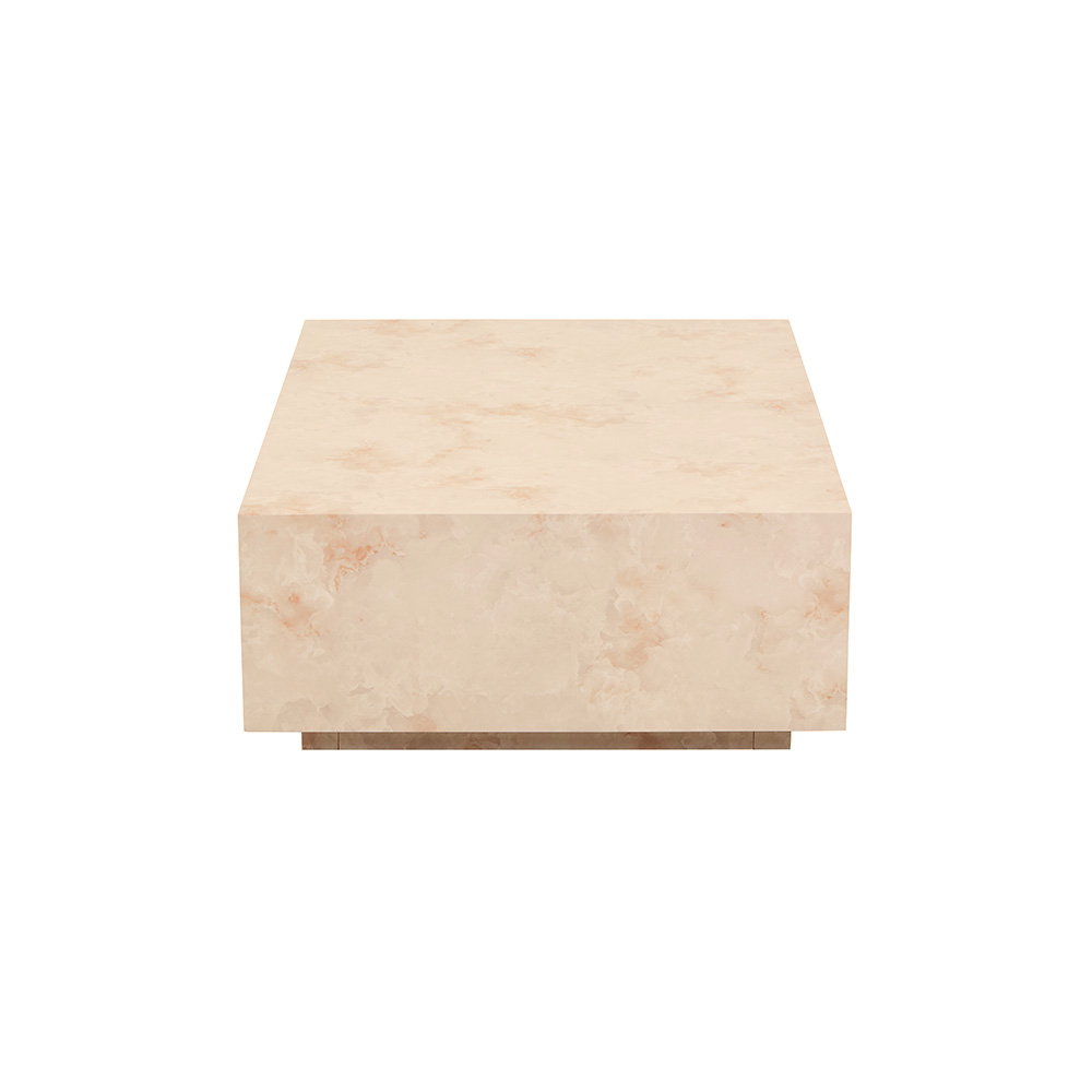 Couchtisch Marmor AMIRI XXL - 120 x 80 cm Sandstein