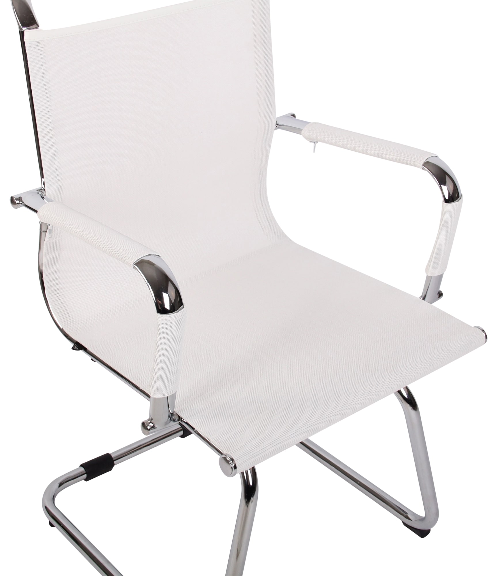 Besucherstuhl Barnet Mesh, weiß