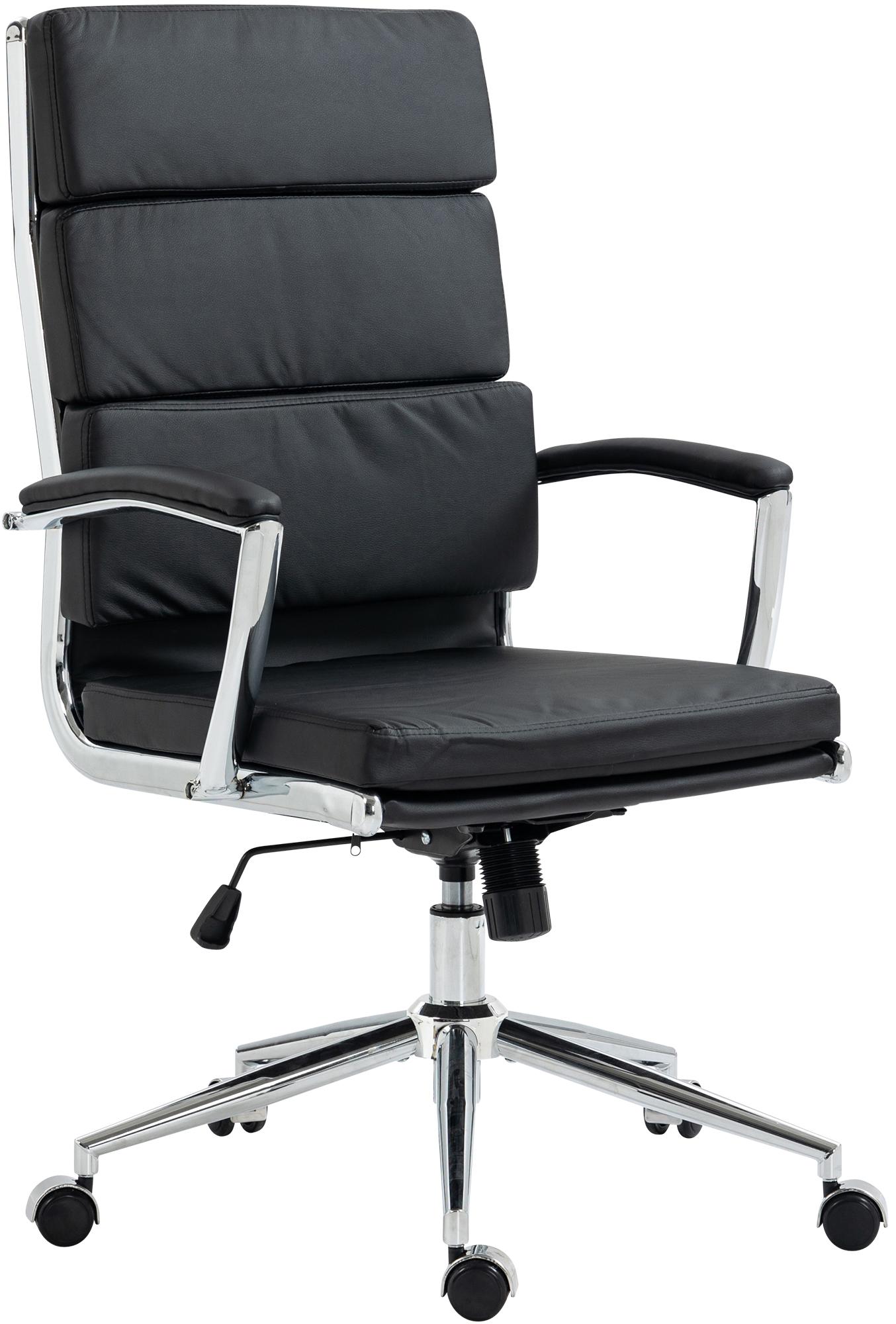 Bürostuhl Cleveland Kunstleder, schwarz