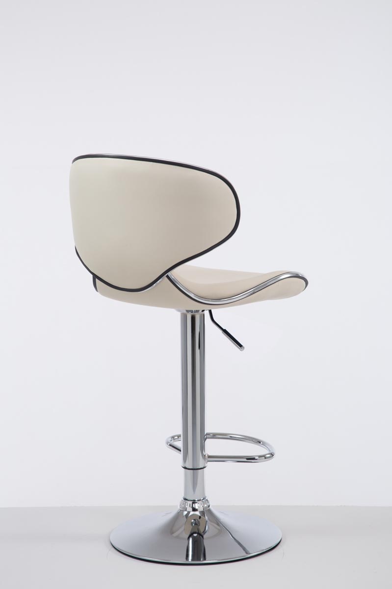 Barhocker Las Vegas V2 chrom, creme