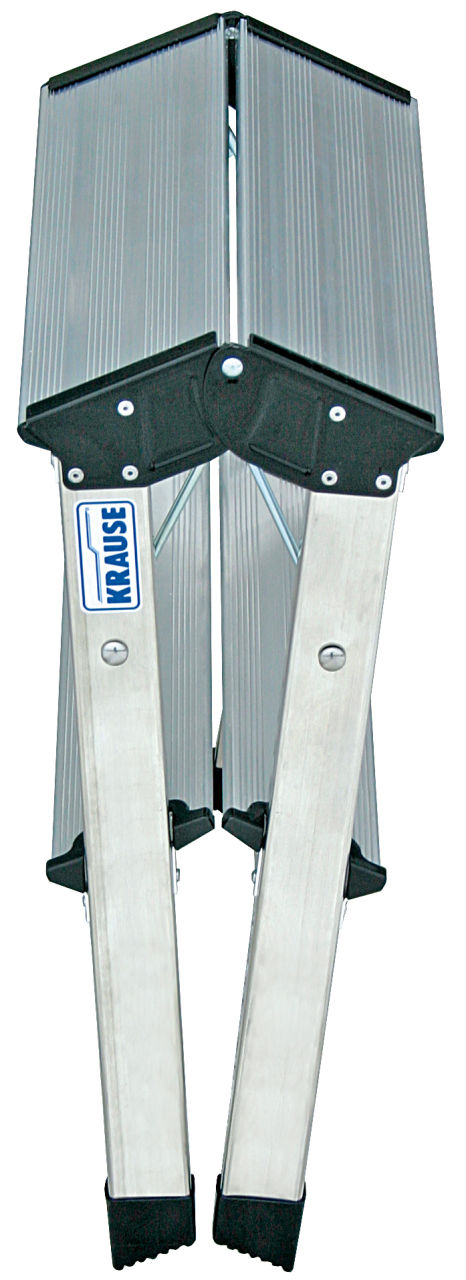 MONTO Doppel-Klapptritt Treppy, 2x2 Stufen, Aluminium