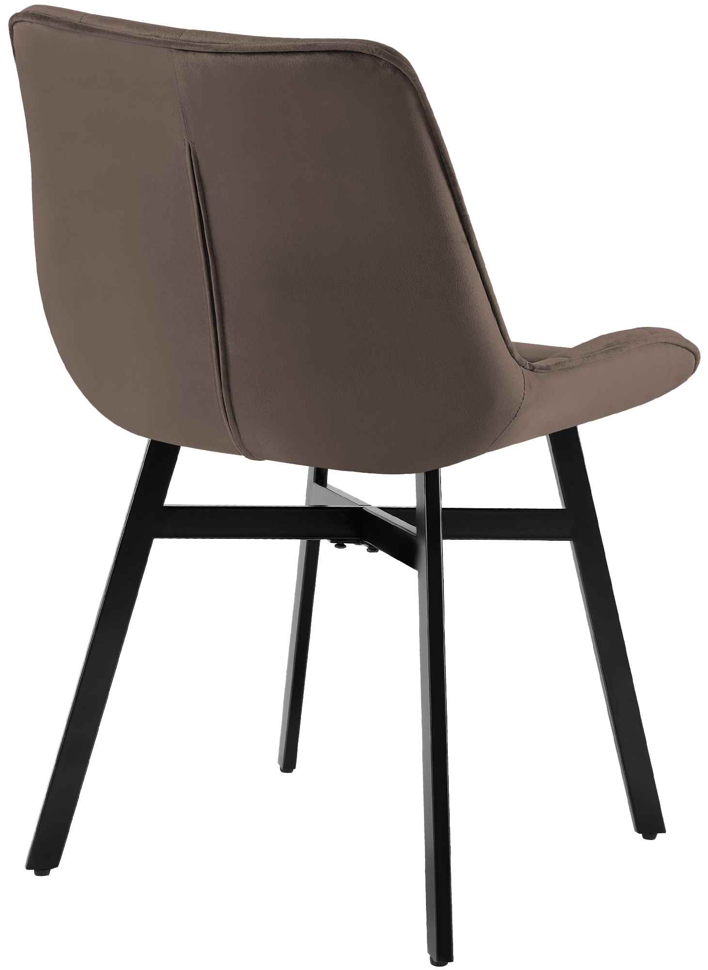 Stuhl Colby Samt, braun