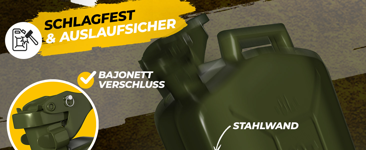 Metallkanister Grün 5 Liter