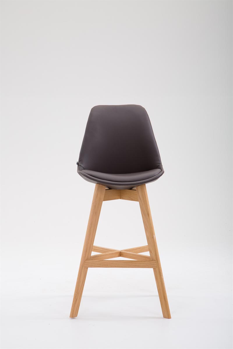 Barhocker Cannes Kunstleder Natura, braun