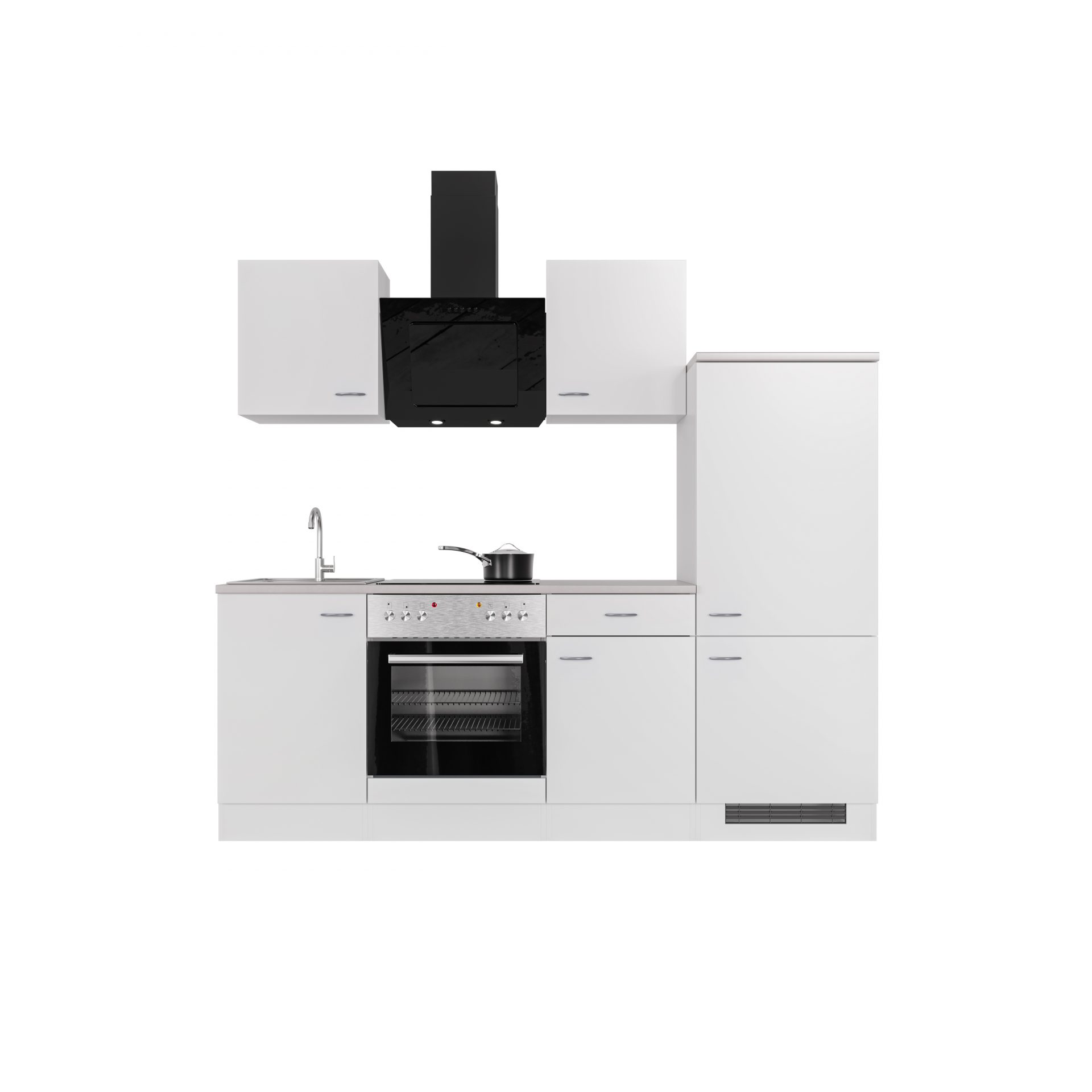 Küchenzeile WITO 220 cm mit E-Geräten