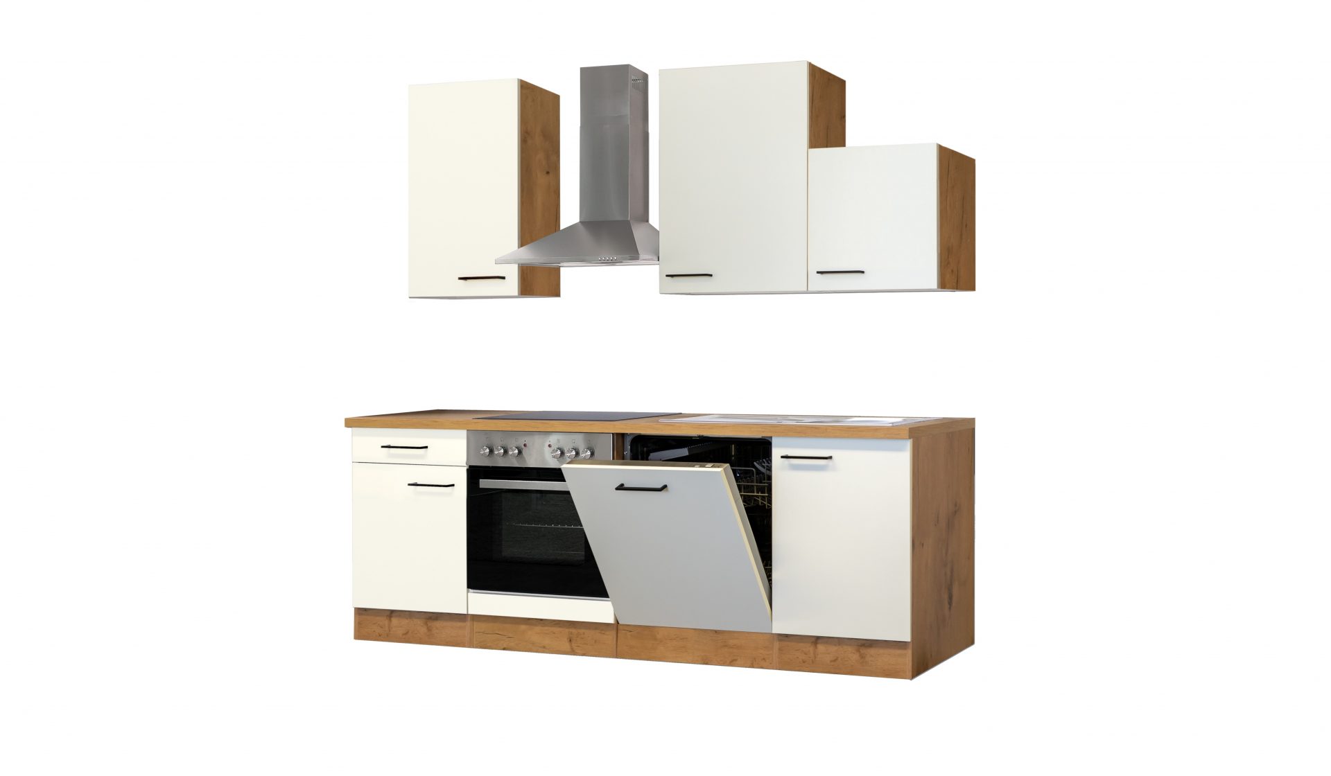 Küchenzeile Avila 220 cm mit E-Geräten