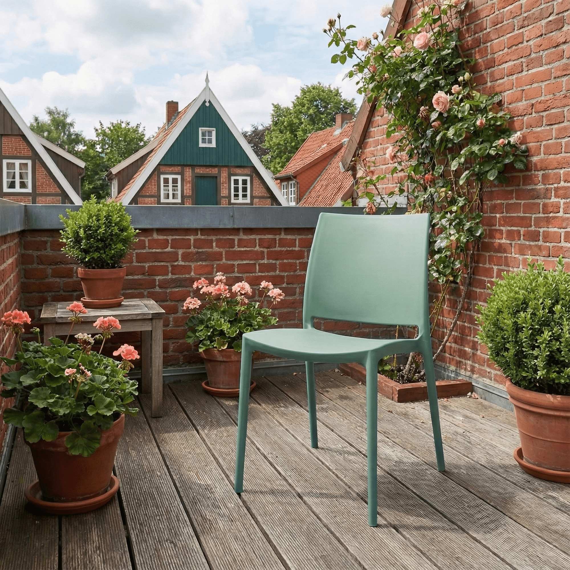 2er Set Stuhl Meton, oliv