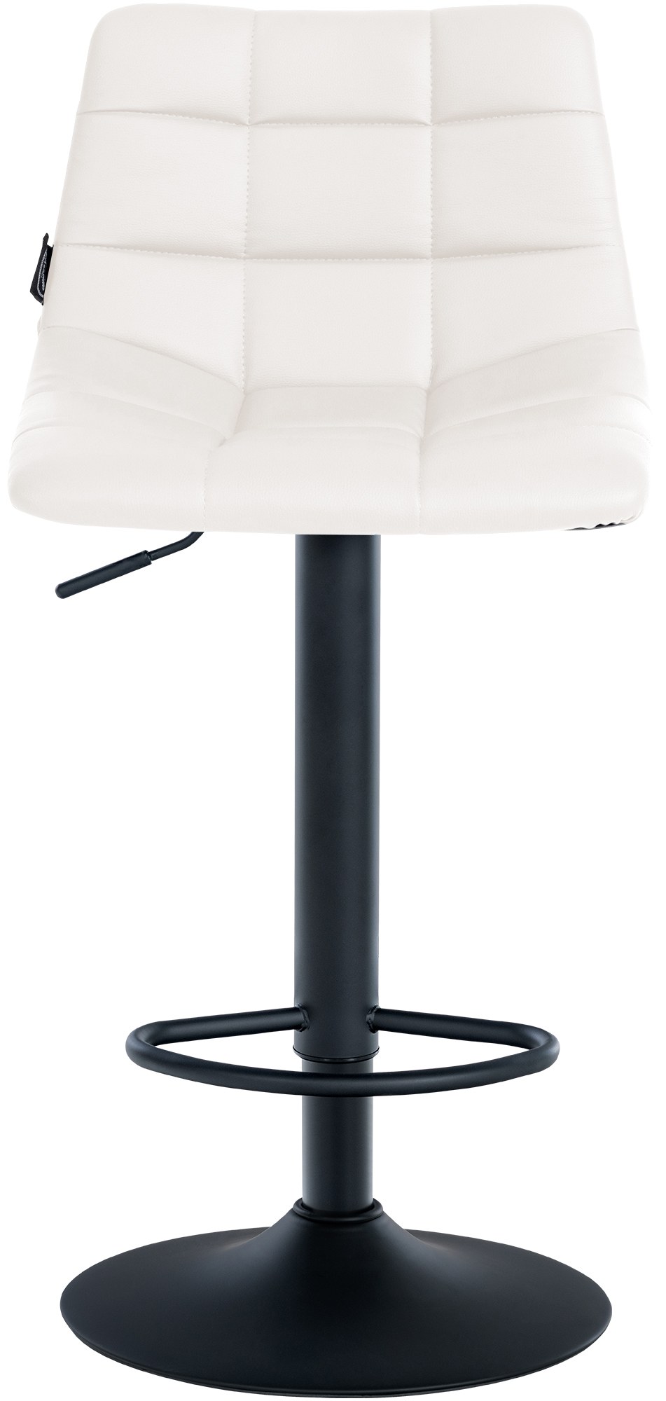 2er Set Barhocker Jerry Kunstleder schwarz, weiß