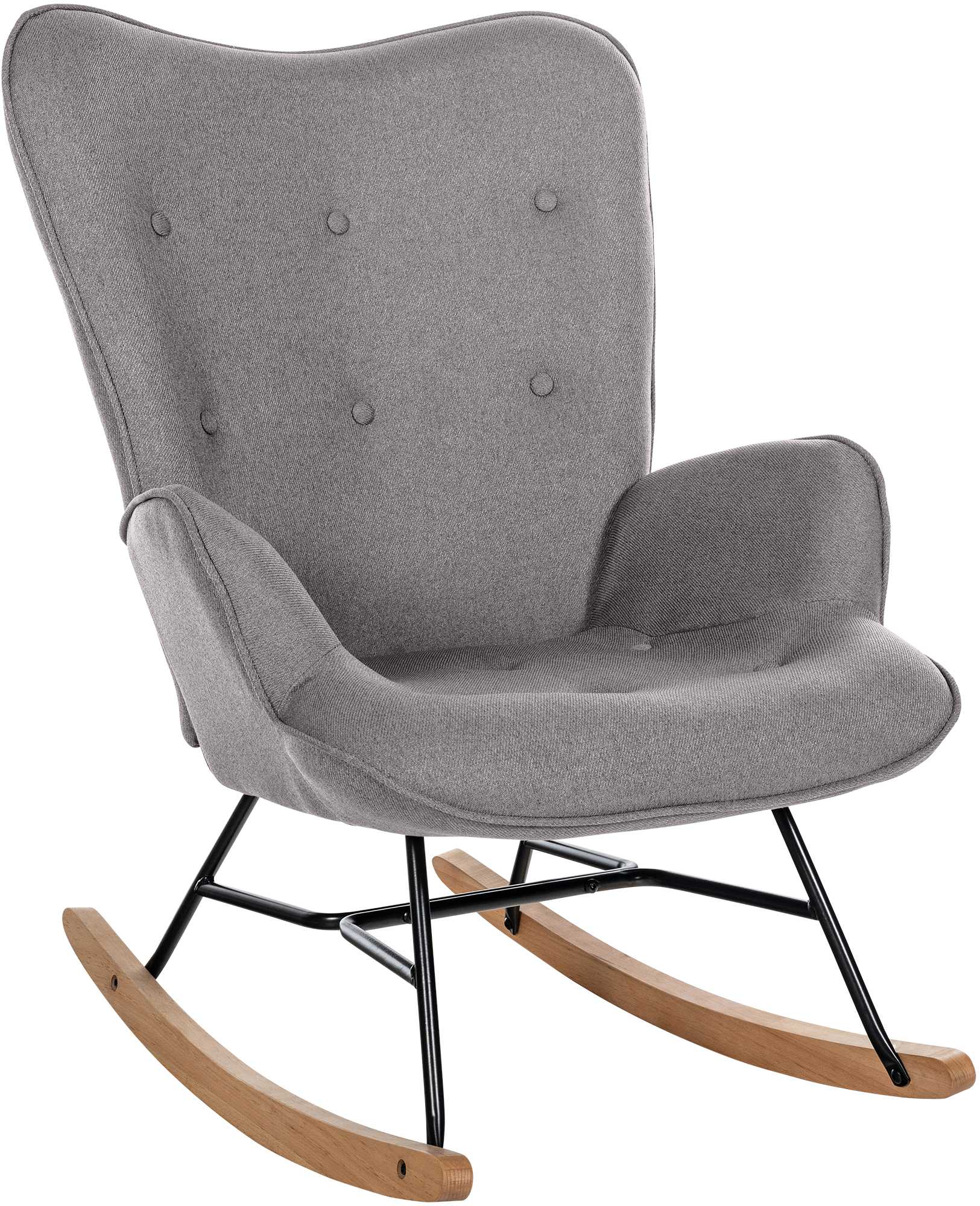 Stuhl Sanka Stoff, grau