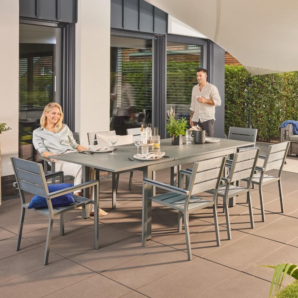 Gartentisch ausziehbar CASA - 160/240 x 100 cm