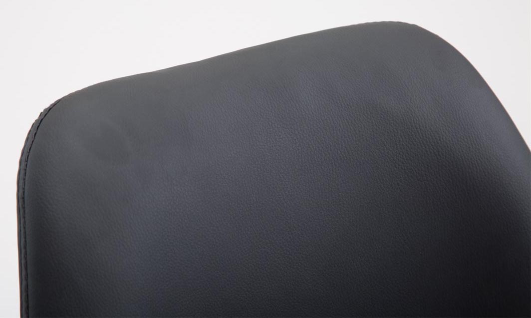 2er Set Barhocker Cannes Kunstleder Natura, schwarz