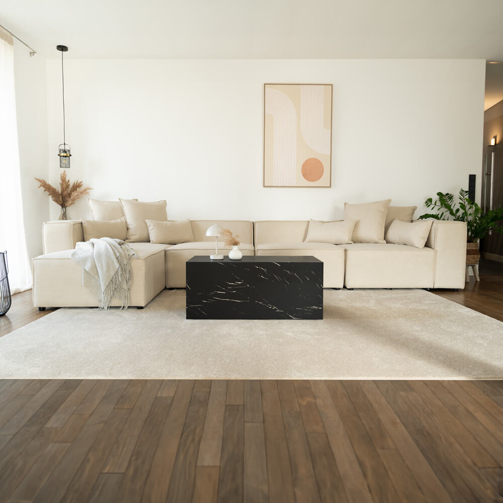 Modulares Sofa VERONA XL - 414 x 207 cm Beige