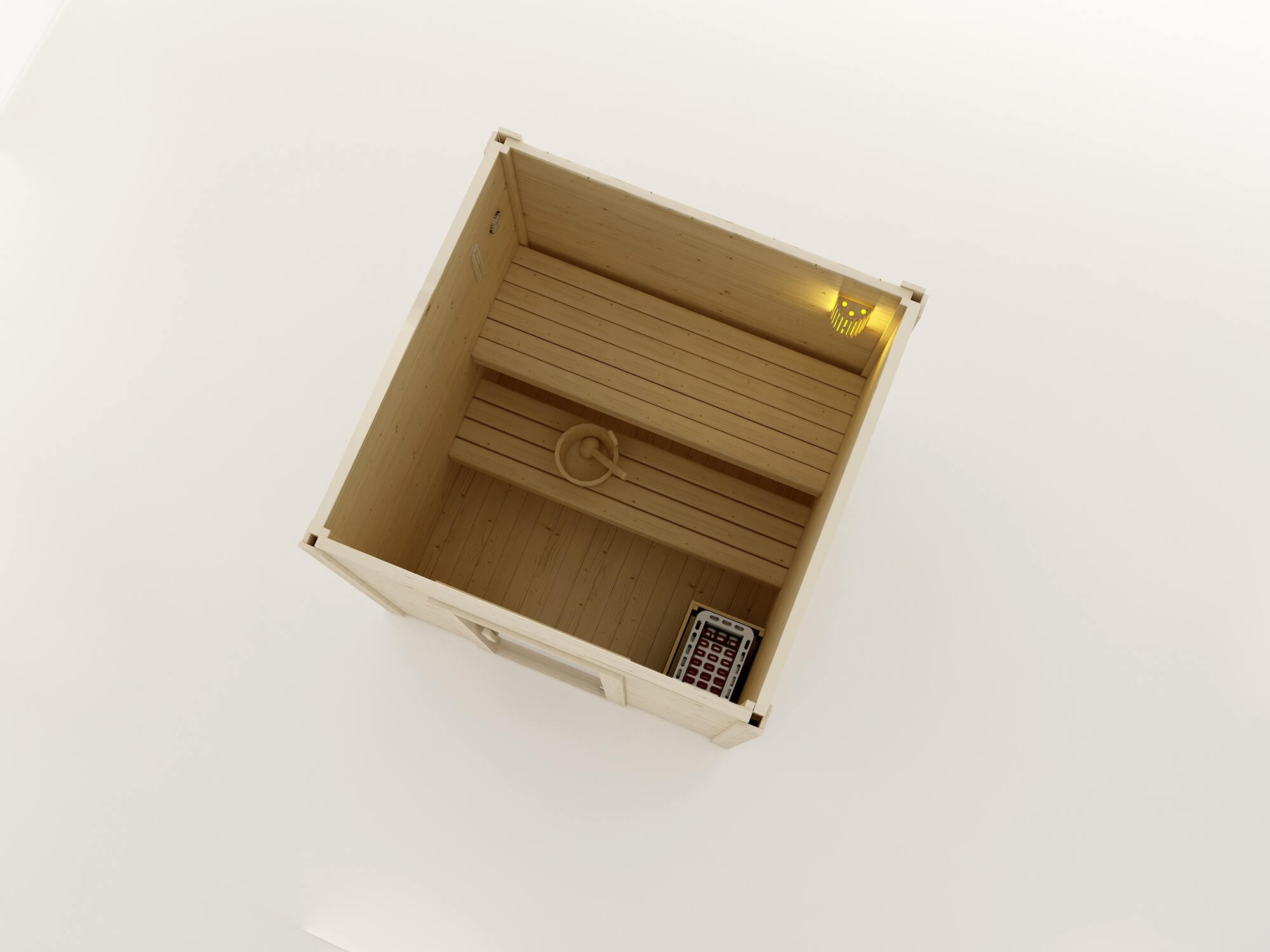 Saunahaus Outdoor TALO L - 221 x 217 cm für 4 Personen