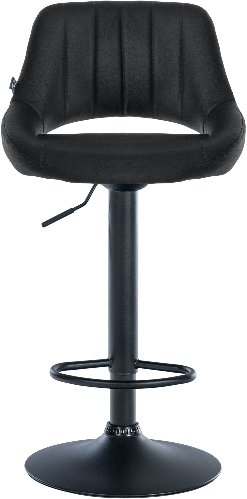 2er Set Barhocker Milet Kunstleder B, schwarz