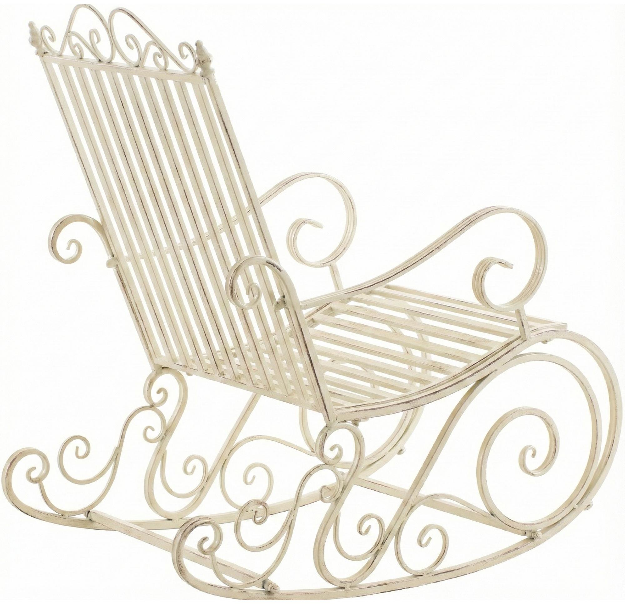 Schaukelstuhl Smilla, antik-creme