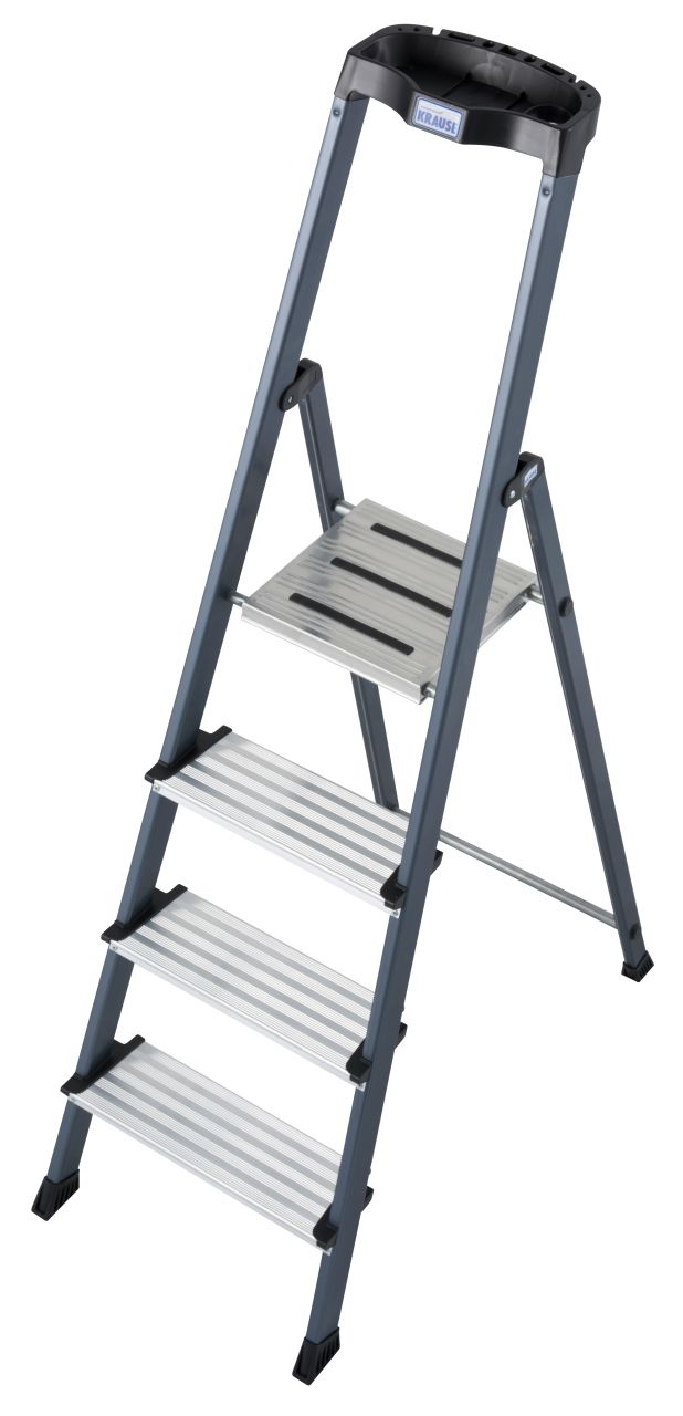MONTO Stufen-Stehleiter Securo eloxiert, 1x4 Stufen