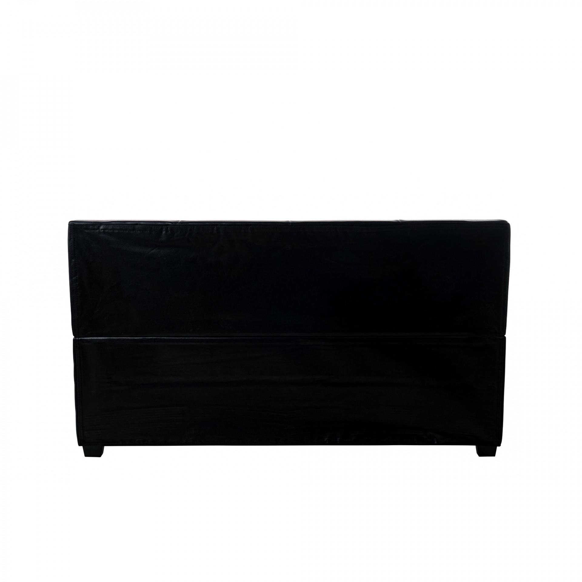 LED Bett ASTEROID - 140 x 200 cm Schwarz
