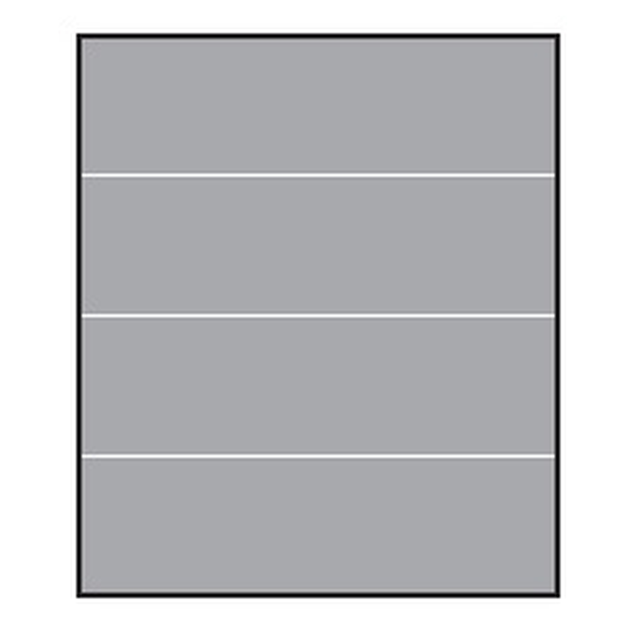VETRO Glasscheibe, B 1030 x H 1200 mm, Streifen-Dekor 82, satiniert