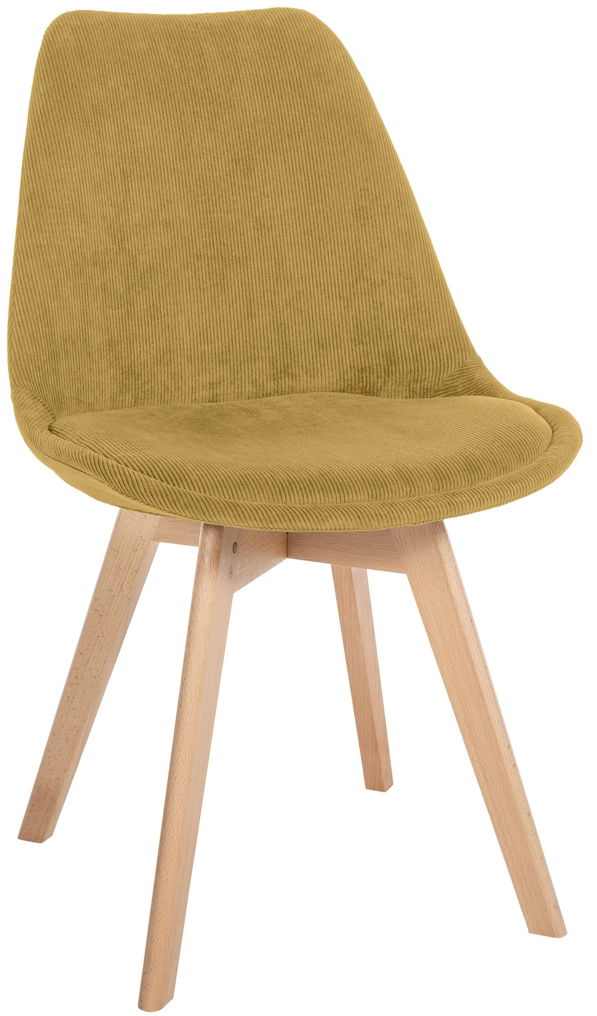 Stuhl Linares Cord, gelb