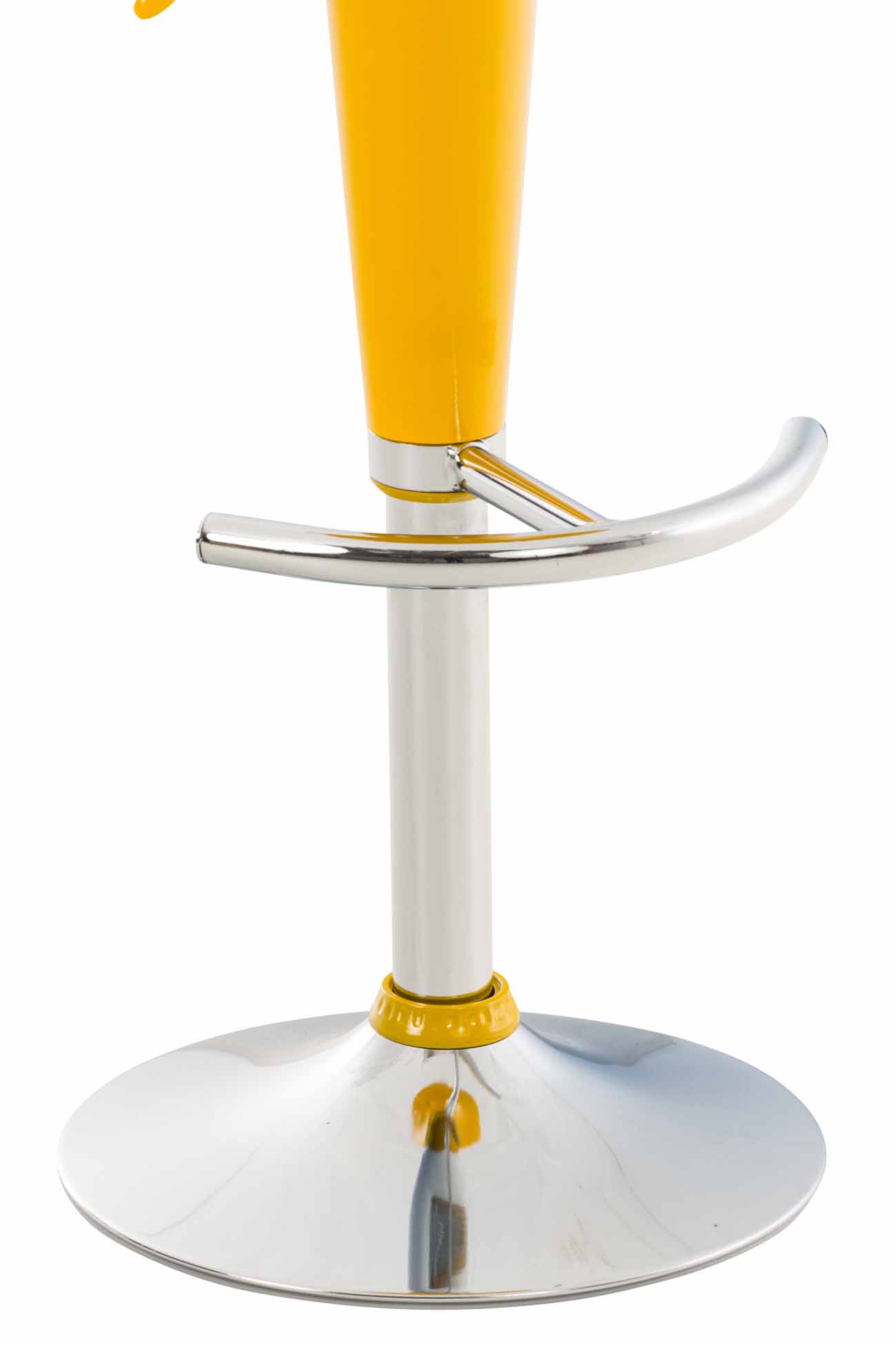 2er Set Barhocker Saddle, gelb