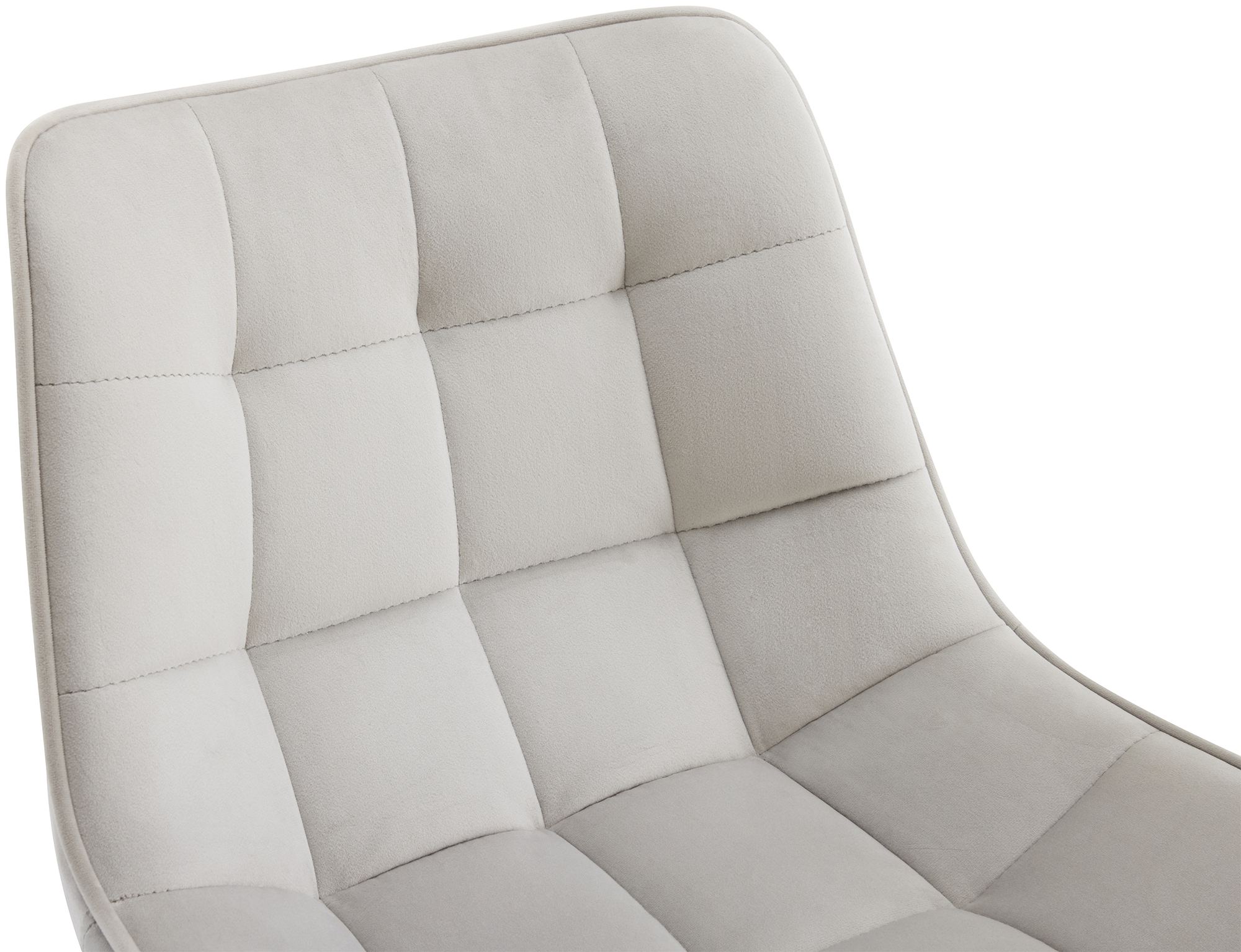 2er Set Barhocker Dartford Samt, grau