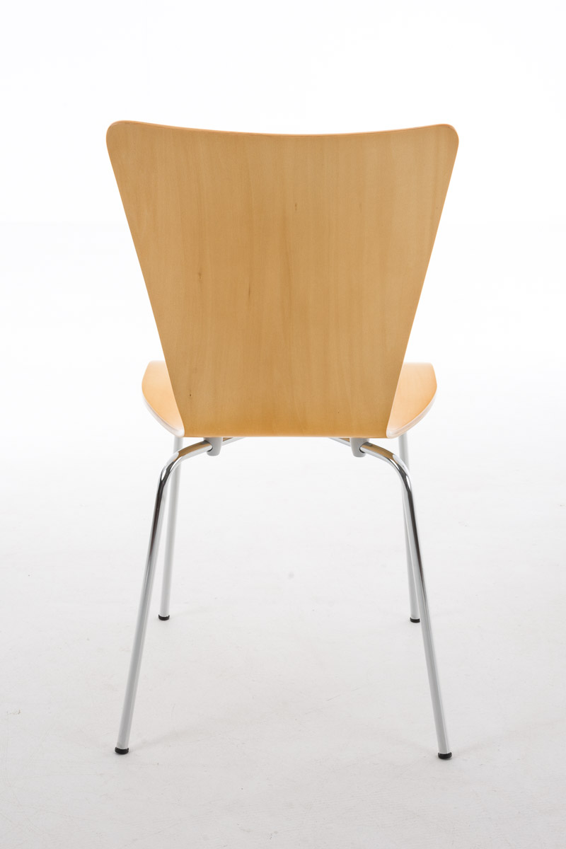4er Set Besucherstuhl Aaron, natura