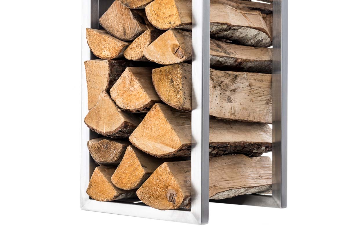 Kaminholzständer Spark 120, edelstahl