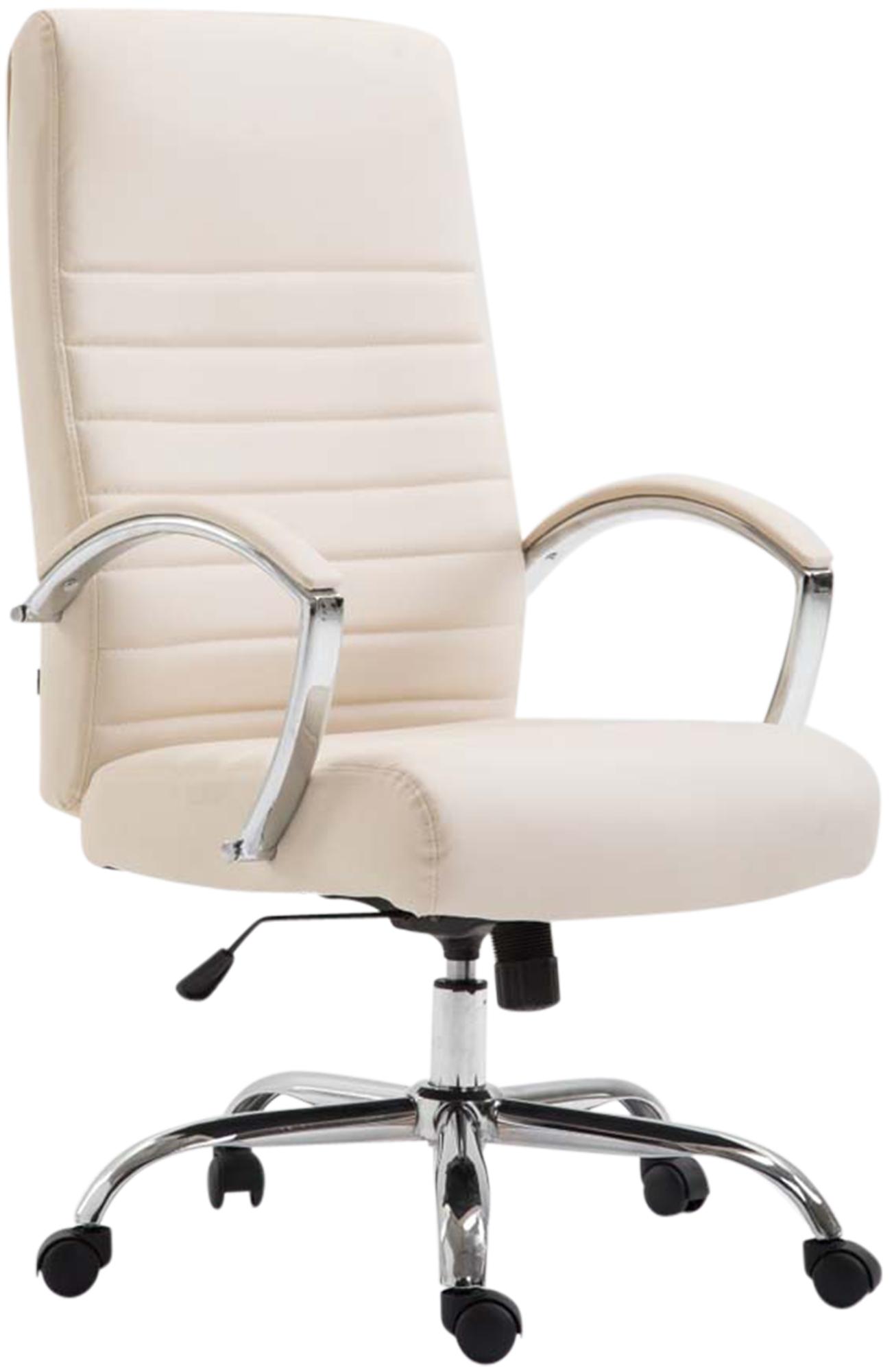 Bürostuhl Valais Kunstleder, creme