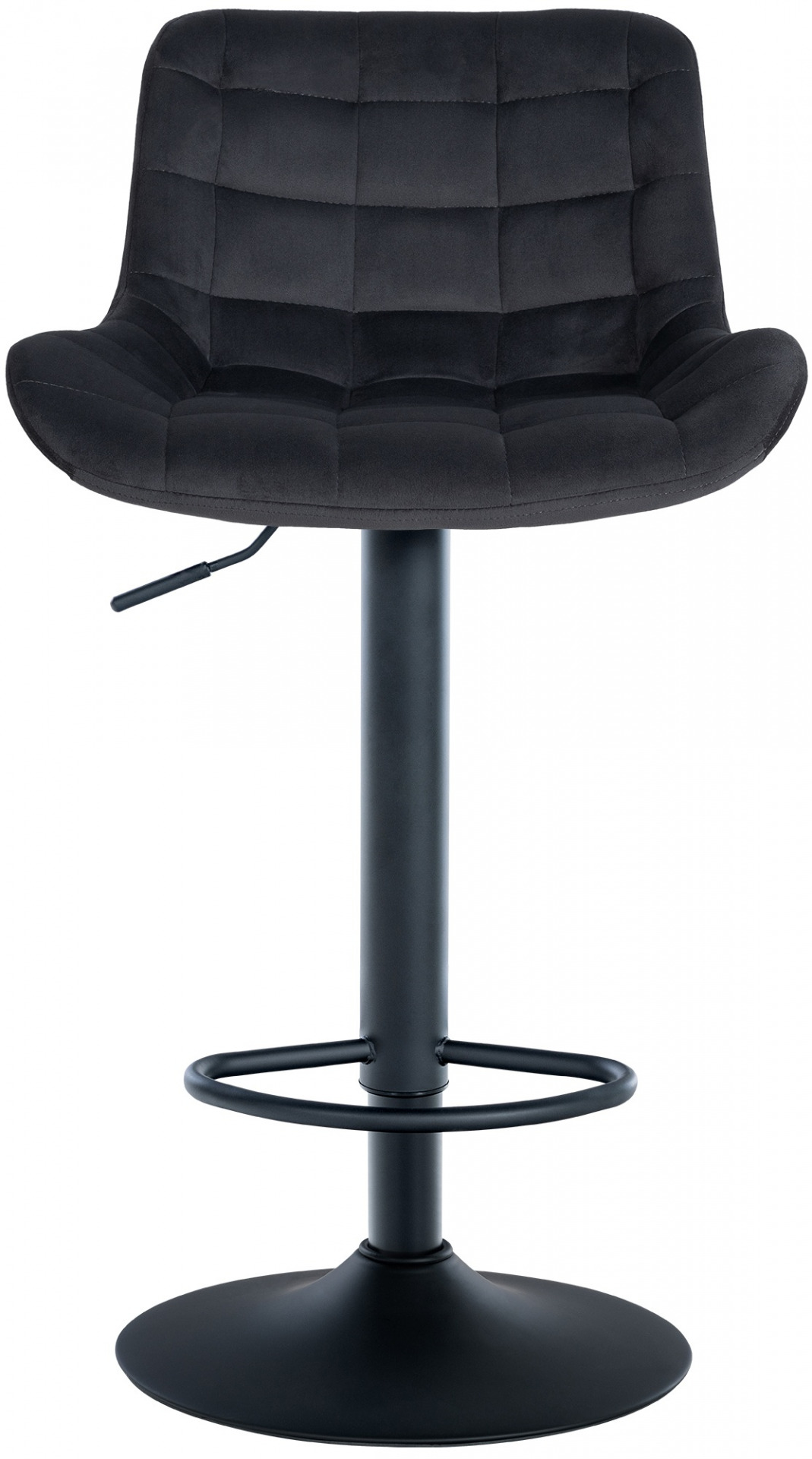 Barhocker Tover Samt, schwarz