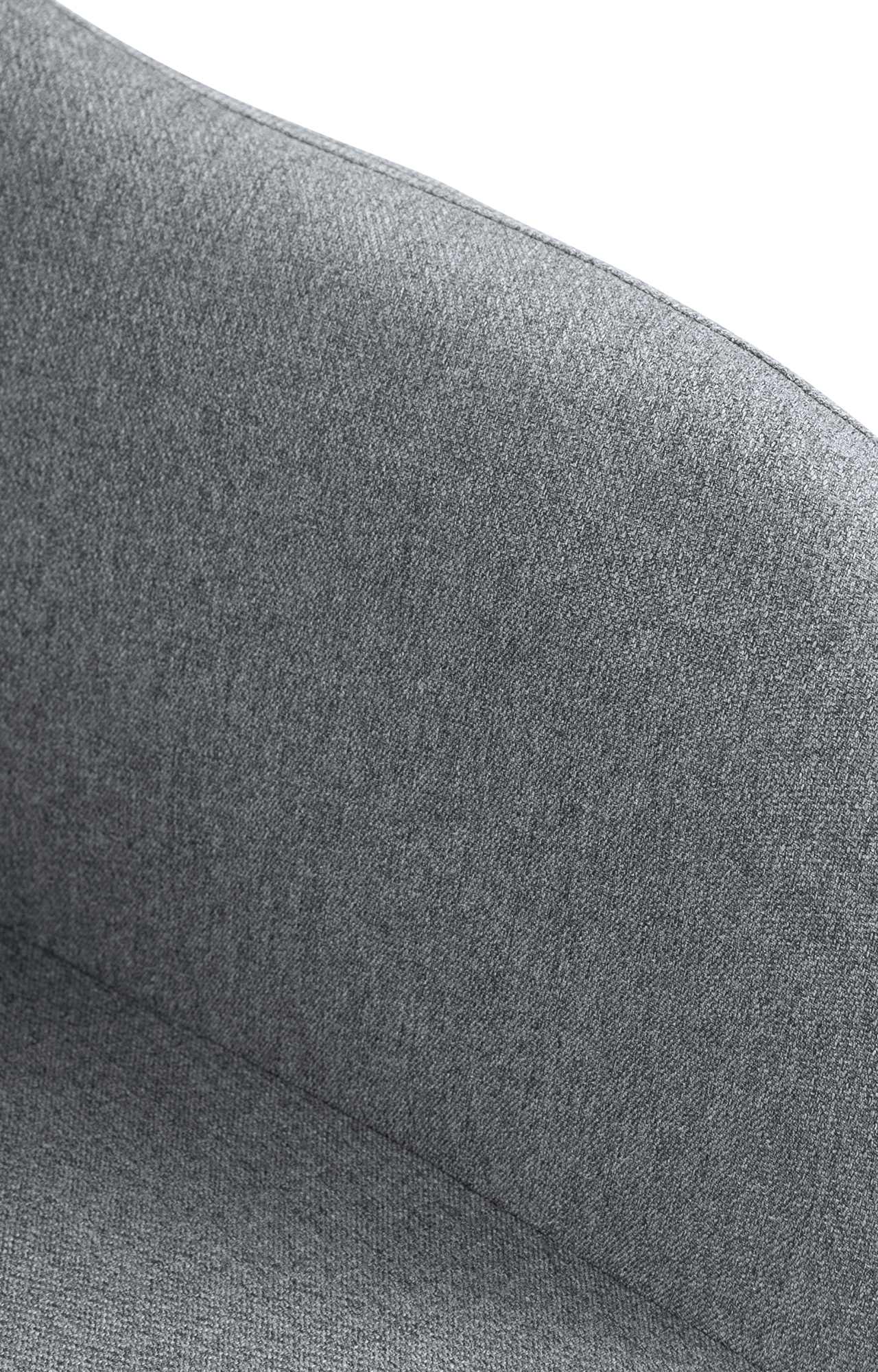 Barhocker Natoma Stoff chrom, grau