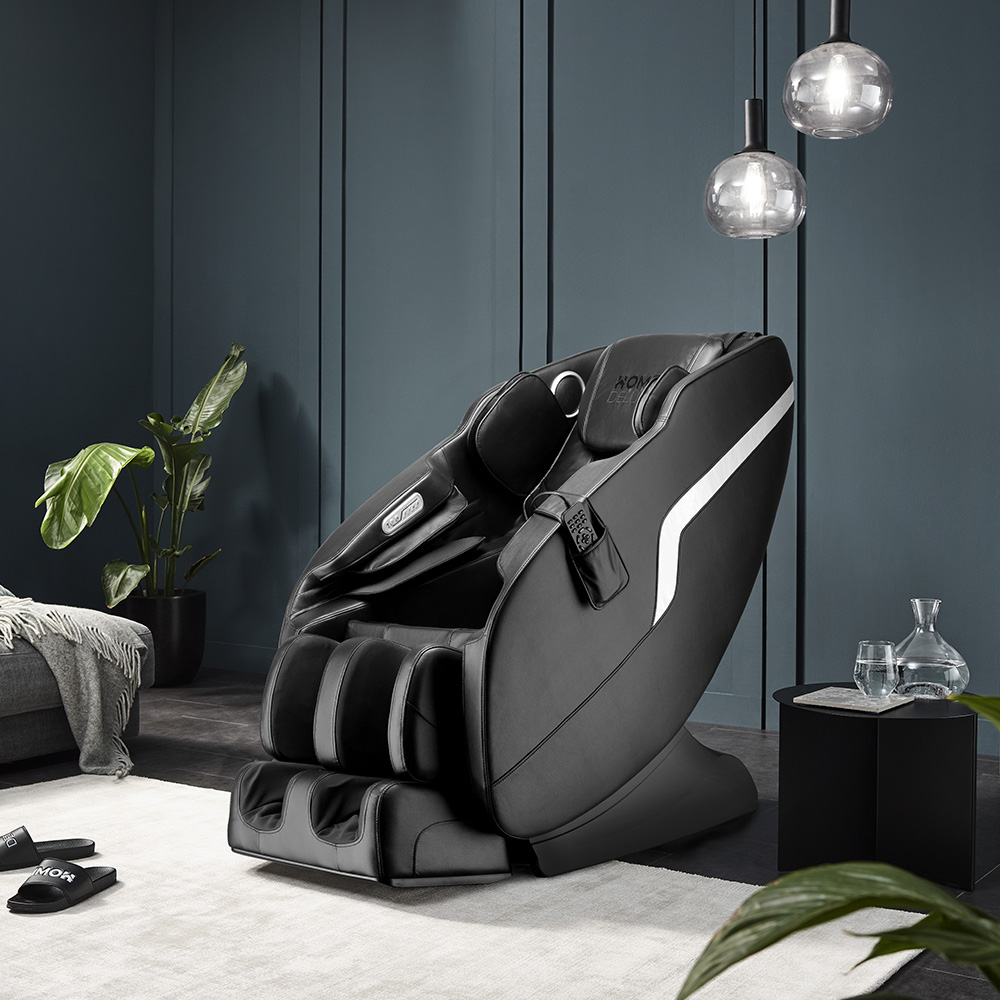 Massagesessel mit Zero-Gravity-Funktion KELSO - Schwarz