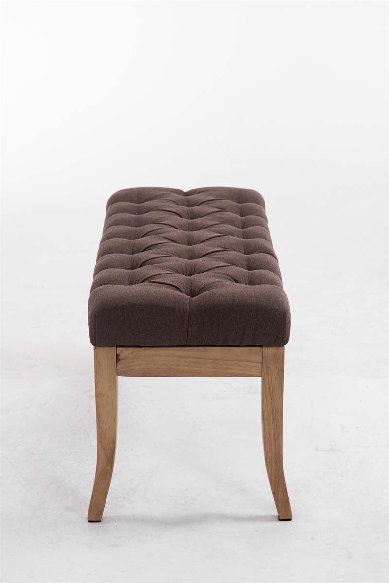 Sitzbank Ramses Stoff antik-hell 100, braun