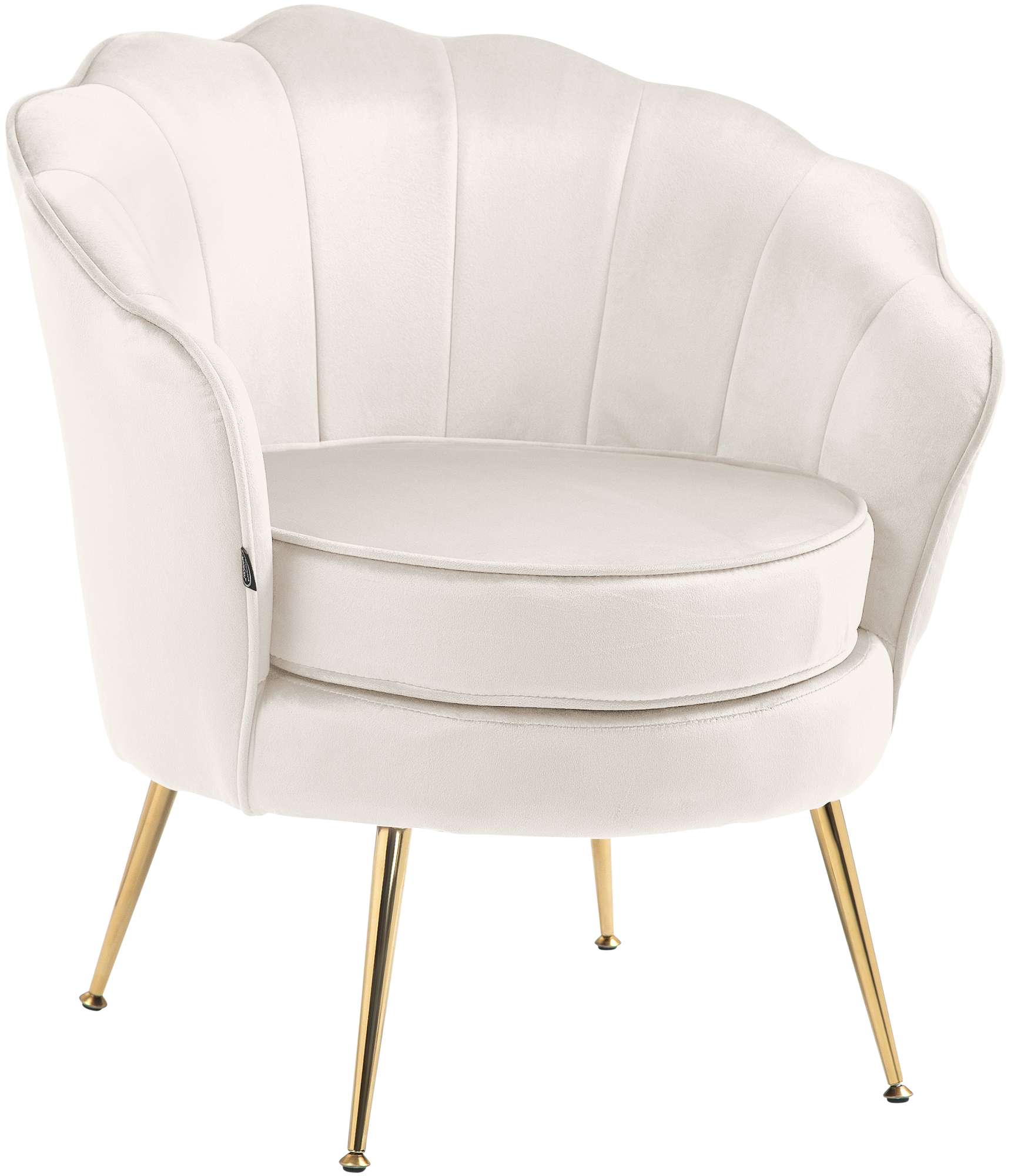Stuhl Rosita Samt, creme