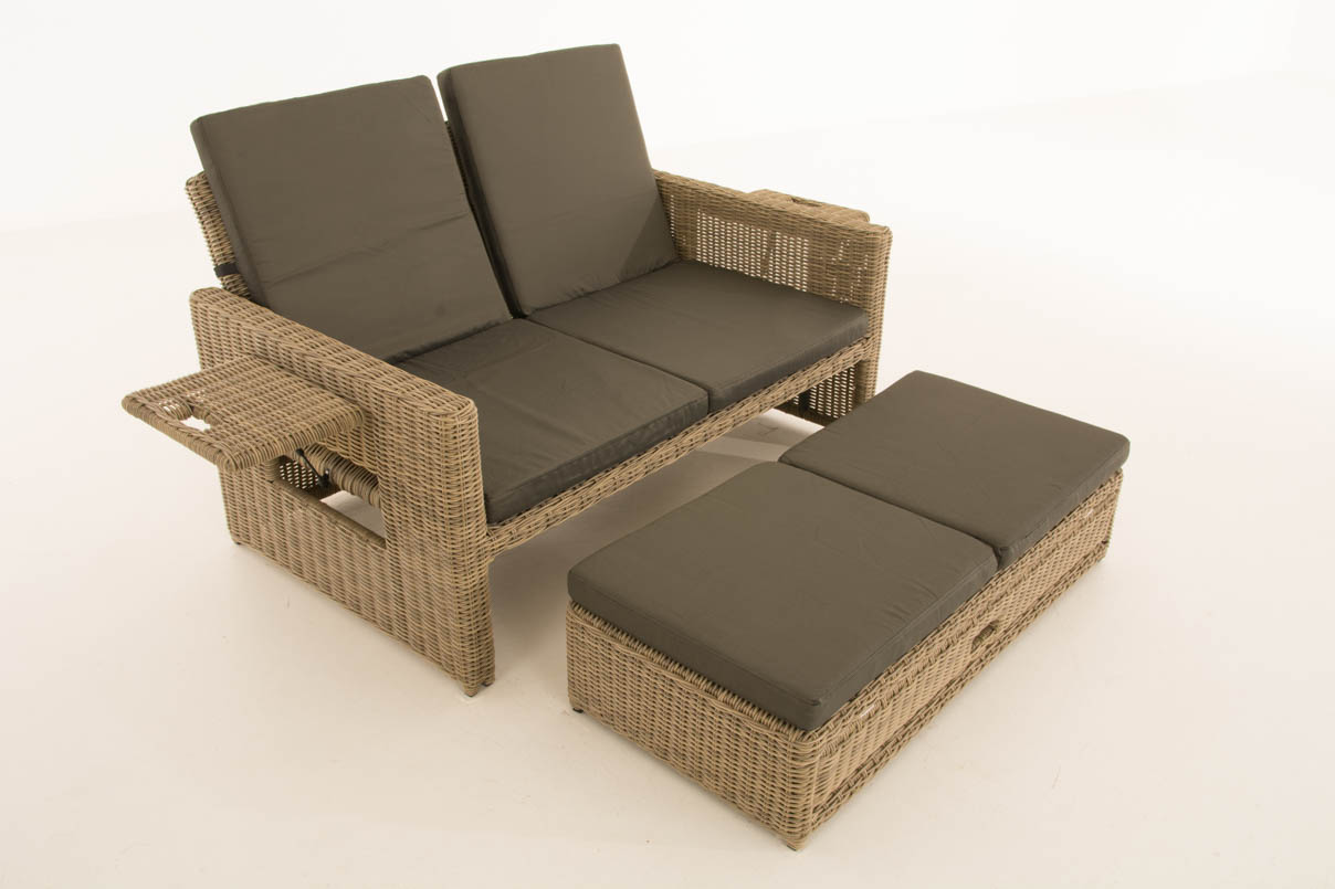 Sofa Ancona Anthrazit 5mm, natura