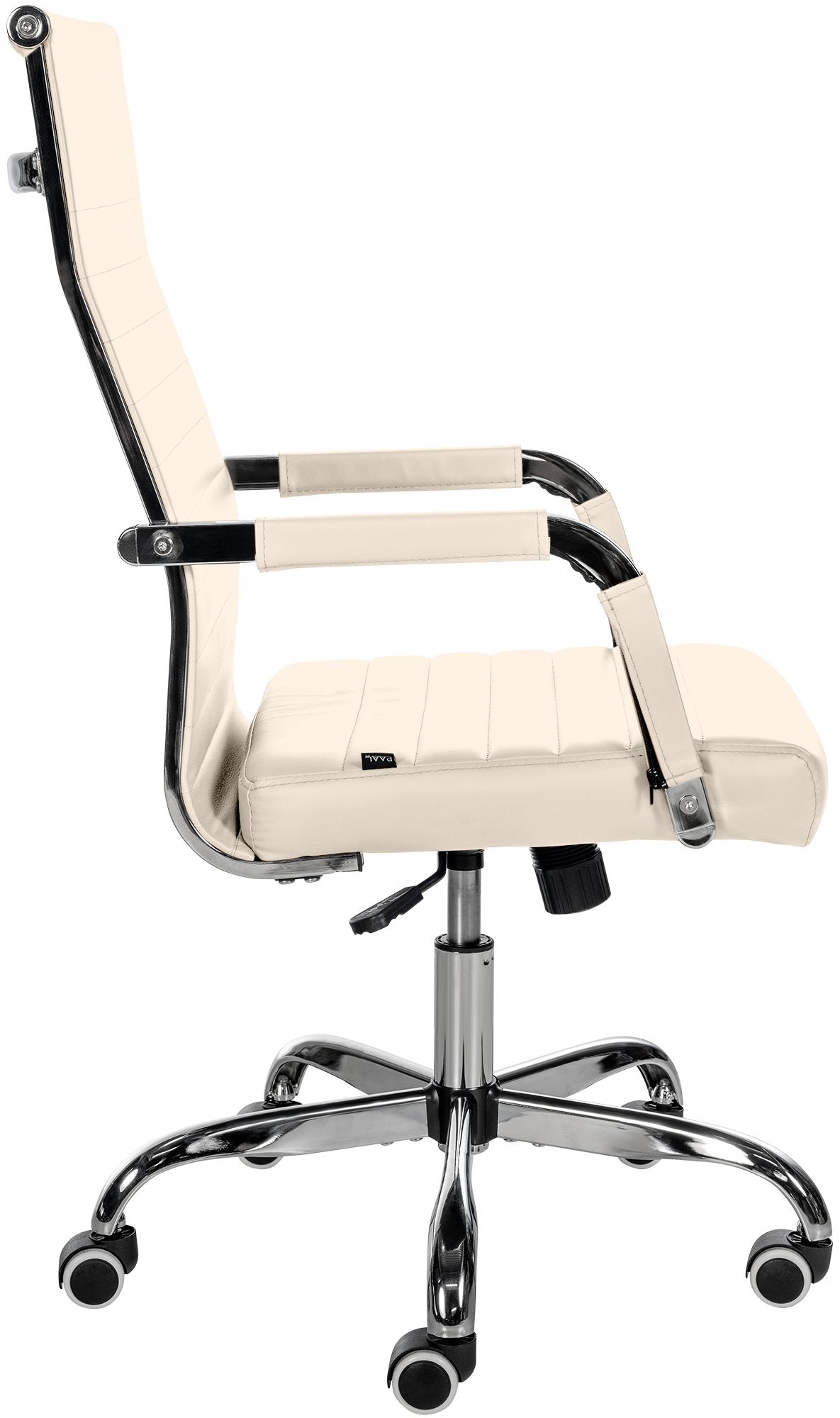 Bürostuhl Amadora Kunstleder, creme