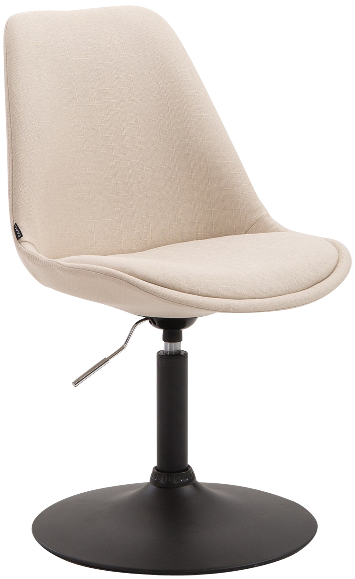 Stuhl Maverick B Stoff, creme