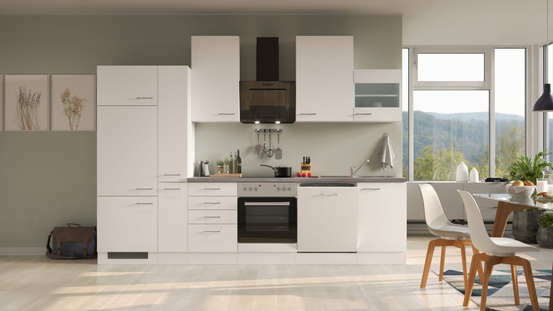 Küchenzeile VITA 310 cm mit E-Geräten