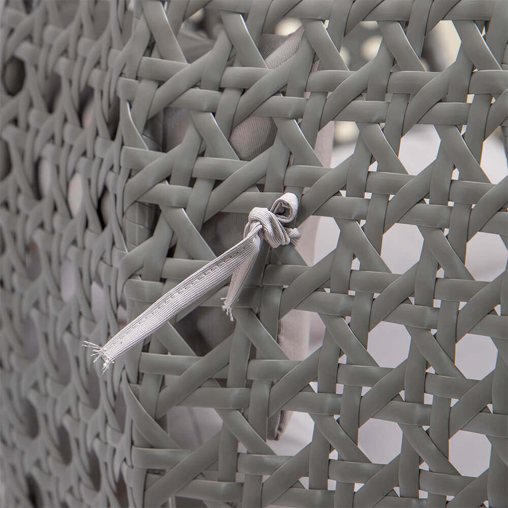 Polyrattan Hängesessel TWIN - Grau für 2 Personen