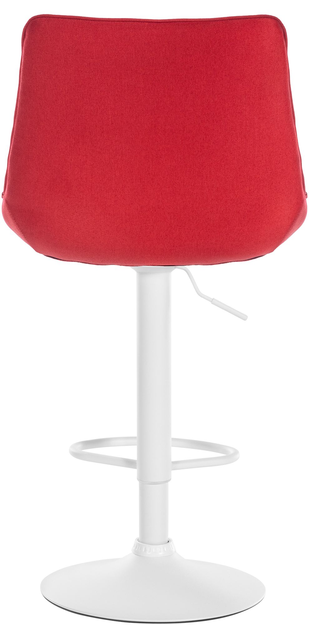 2er Set Barhocker Toni Stoff weiß, rot