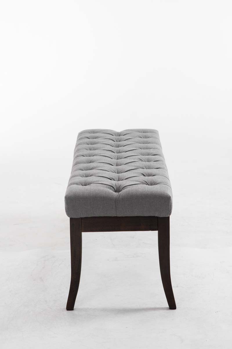 Sitzbank Ramses Stoff antik-dunkel 120, grau