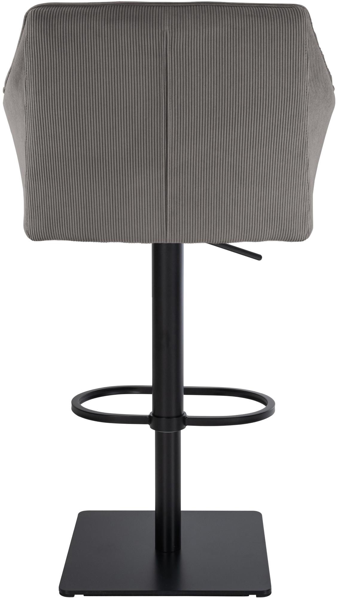 Barhocker Damaso B Cord, taupe