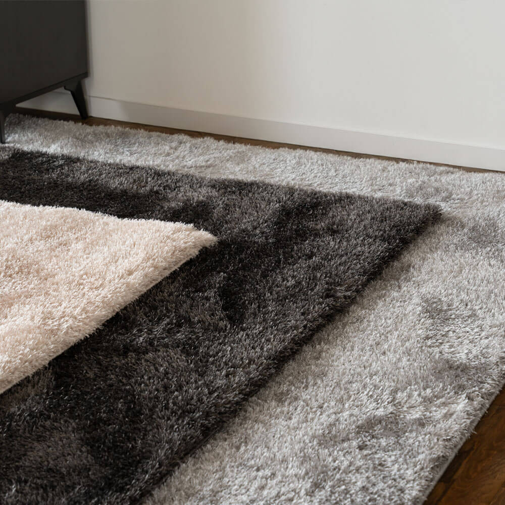 Hochflor Teppich SOFI - 230 x 160 cm Dunkelgrau