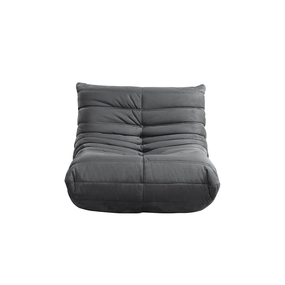 Relaxsessel mit Hocker CHILL - Anthrazit
