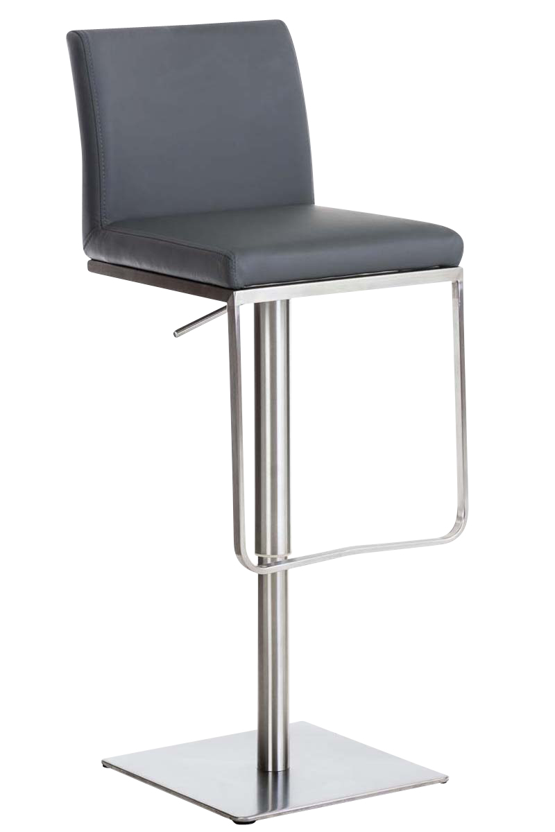 Barhocker Panama E Kunstleder, grau