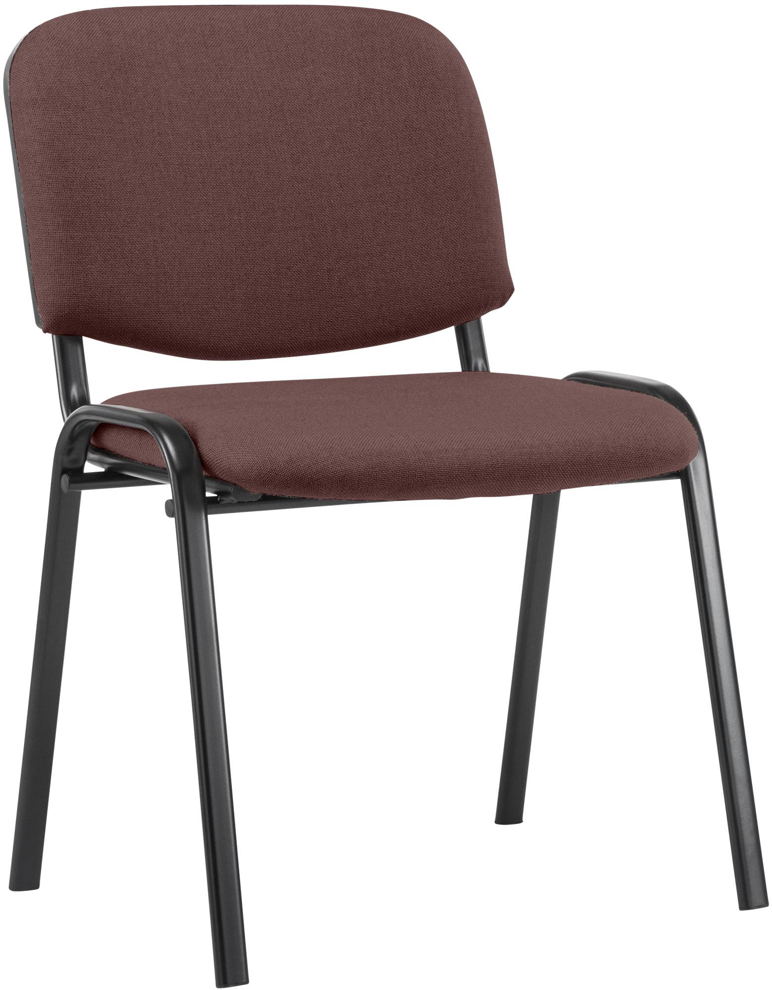 Besucherstuhl Ken Stoff, braun